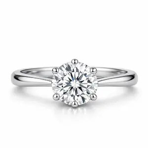 Lab Diamond Solitaire Ring (1cttw)