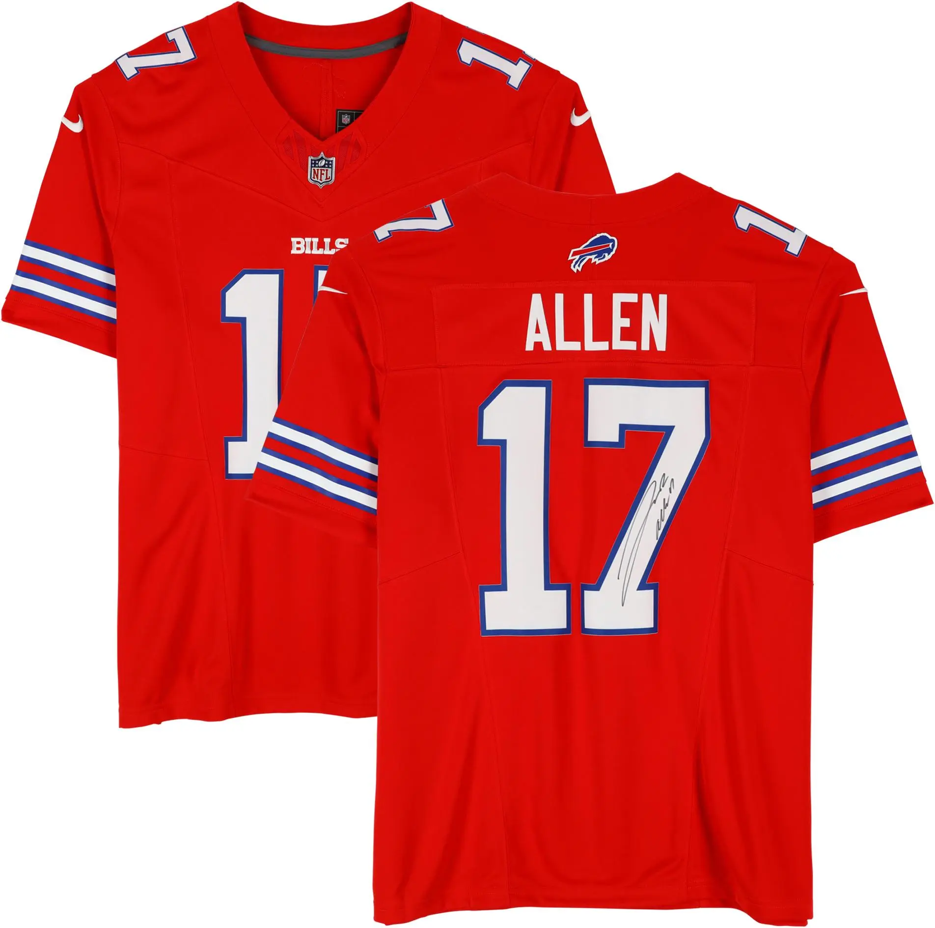 Josh Allen Buffalo Bills Autographed Nike Red Limited Jersey - Fanatics Authentic Certified