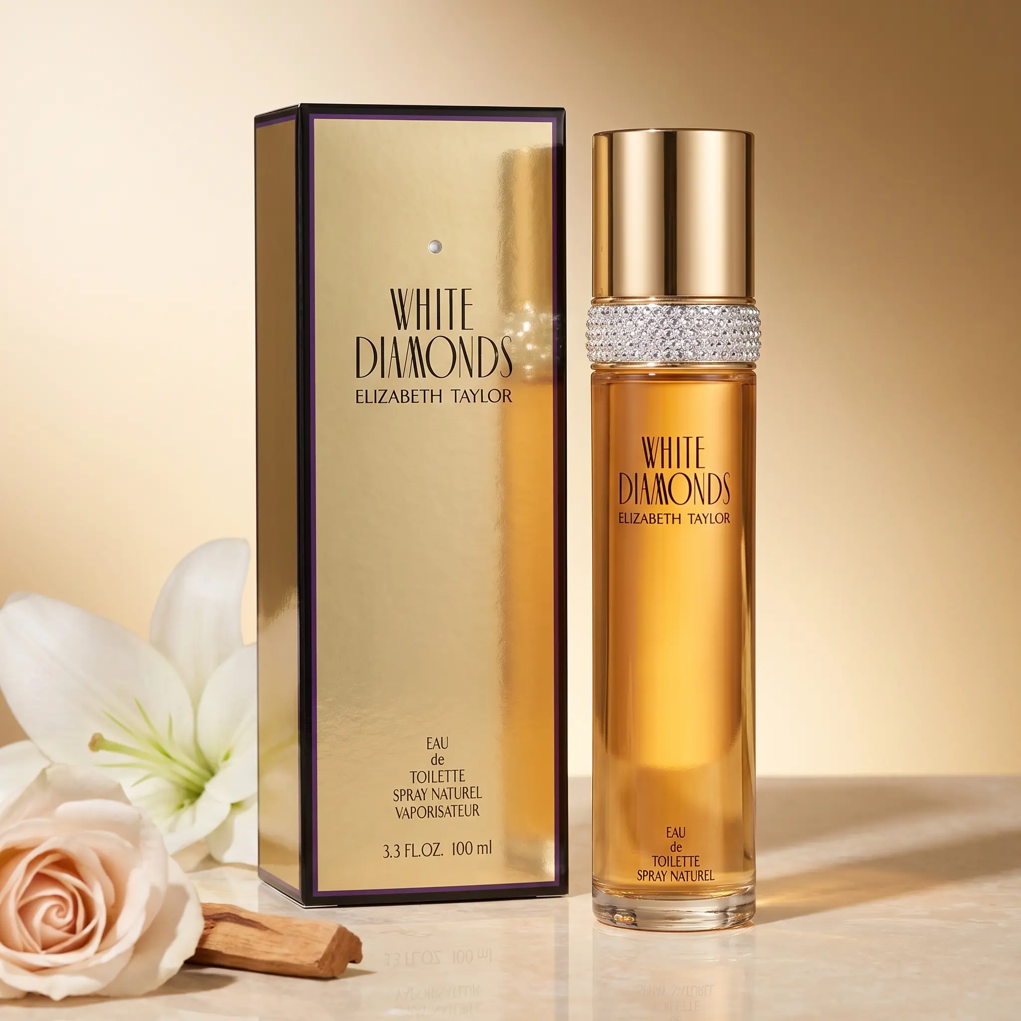 White Diamonds by Elizabeth Taylor for Women - 3.3 oz EDT Spray