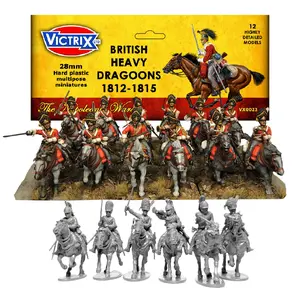 Victrix Napoleonic Dragoons 28mm Minis with Scots Greys Options for Tabletop Strategy and Bonus STL