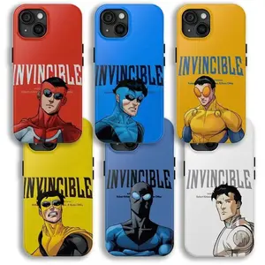Inv!ncible iPhone Cases – Tough Phone Case, Ultimate Protection For iphone 17 16, 15, 14, 13, 12 Pro Max Plus, Yellow, Red, Blue Phone Cases