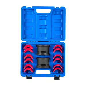 VEVOR Bearing Press Kit,  14 Pcs, Bearing Race and Seal Driver Set with Bushings and Adapters, Bushing Driver Tool Set, Heavy Duty Carbon Steel Seal Removal Installation Tool Kit with Storage Case