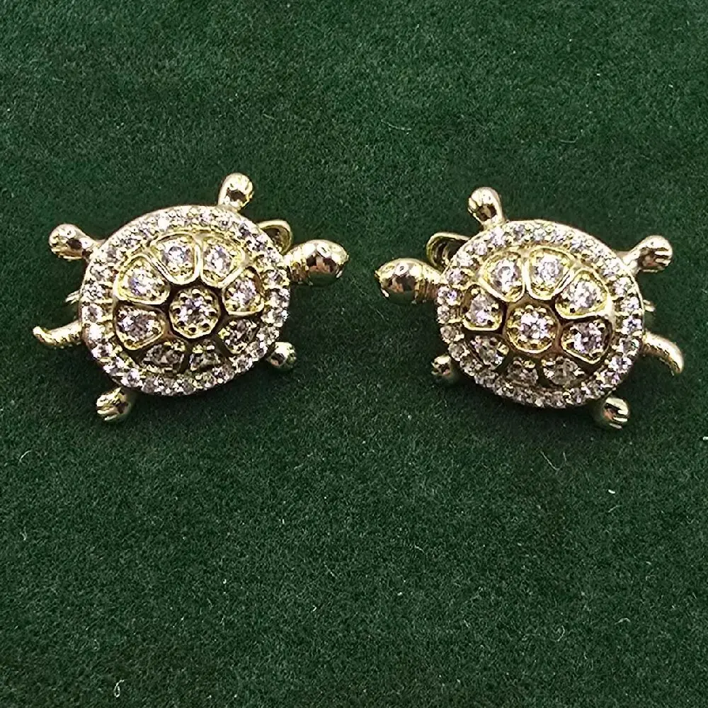 Female Casual Classic Tortoise Design Stud Earrings, Daily Wear Costume Jewelry