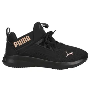 PUMA Womens Softride Enzo Nxt Wide Running Sneakers Shoes - Black