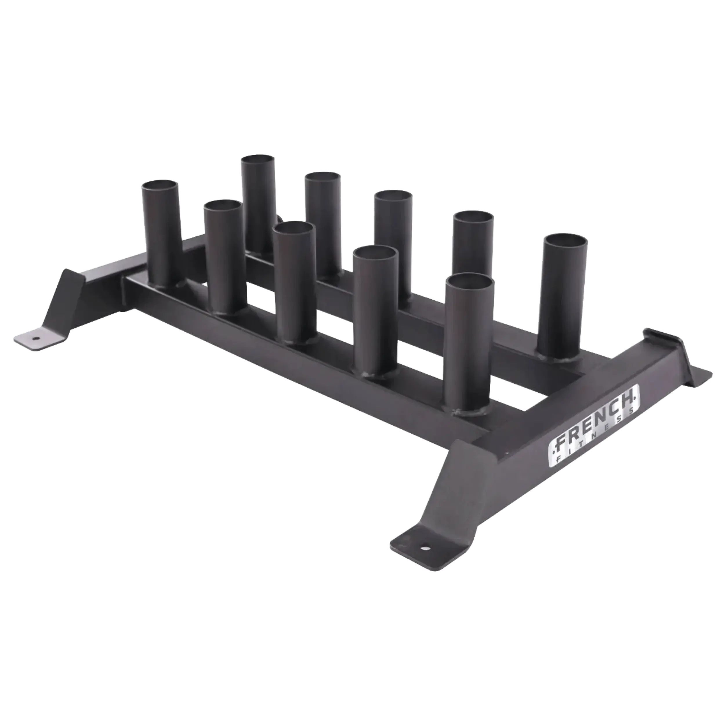 French Fitness Vertical Olympic 10 Bar Rack Holder (New)