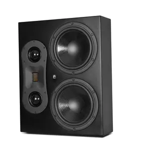 Aperion Audio Theatrus T80S 3-Way Dual 8" Slim Cinema/Studio AMT Ribbon Tweeter Monitor Wall Speaker For Custom Installation