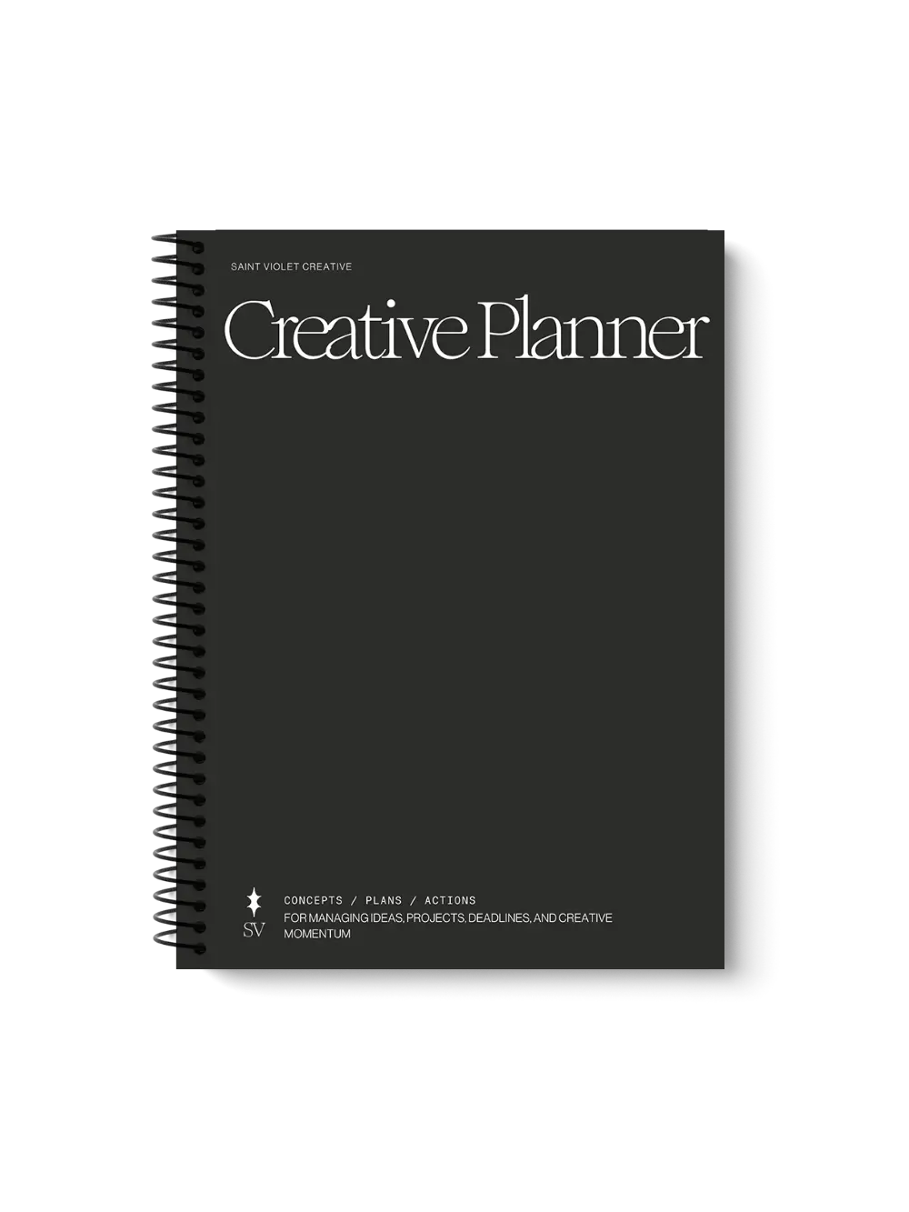 The Creative Planner for Artists Writers Musicians and Designers