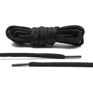 Black - Thin Oval Laces Black - Thin Oval Laces