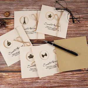 Greeting Card - Elegant Premium Creative Ins-Style Birthday Card with Envelope Paper