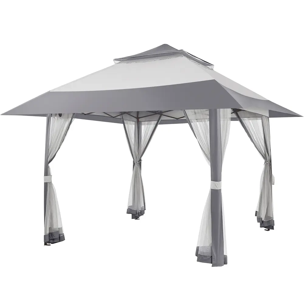 13′ L × 13′ W  Light Gray/Dark Gray