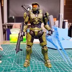 Sentinel Master Chief Action Figure Pvc Anime Collection Model Mjolnir Mk Vi Sv Action 18cm John117 S117 Movable Doll Toys Gifts