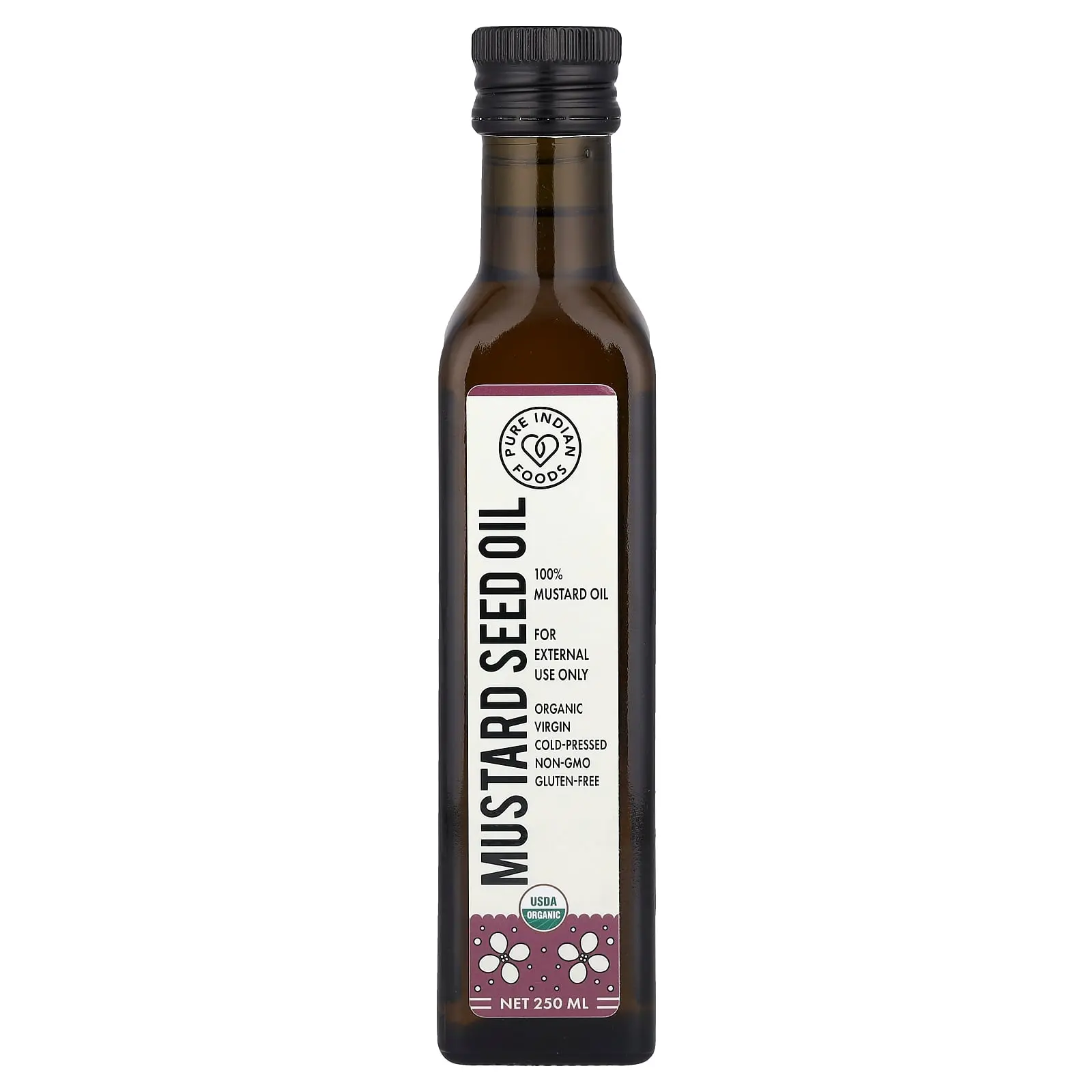Pure Indian Foods Mustard Seed Oil, 250 ml