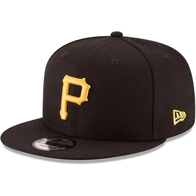 New Era 9Fifty Pittsburgh Pirates Snapback Hat - Black 11591014
