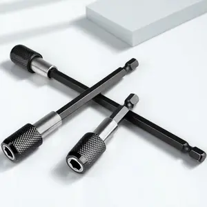 Magnetic Electric Screwdriver Extension Rod Set, 1/4 Inch Quick Change Hex Shank Adapter, Multiple Length Extension Rod, Precision Mechanical Repair Tool Accessories