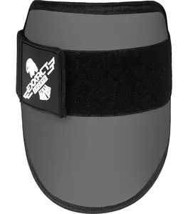 Exxact Sports Plain Baseball Elbow Guard Youth & Adult , Batters Softball Elbow Guard Baseball with Adjustable Straps - (Dark Grey)
