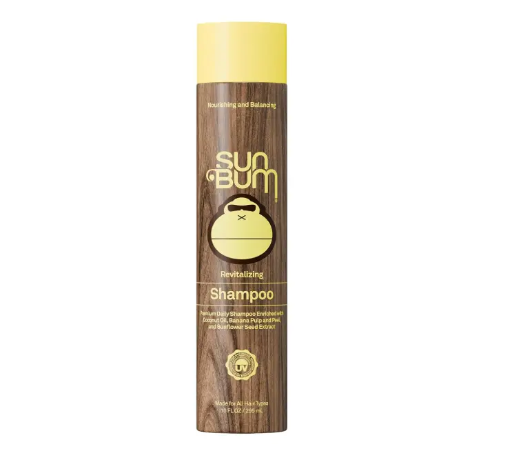 Sun Bum Revitalizing Shampoo, Moisturizing for All Hair Types - 10 oz | Gently Cleans, Hydrates, Restores Hair, UV Protecting, Vegan, Made Without Parabens