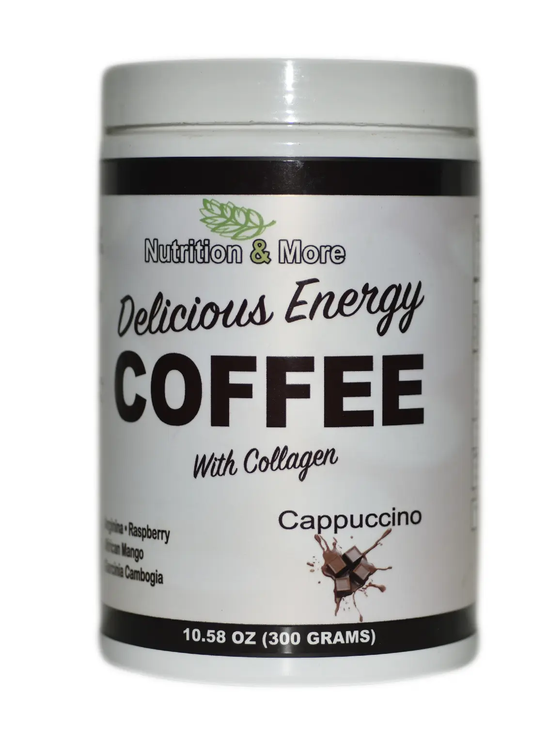 DELICIOUS ENERGY COFFEE WITH COLLAGEN CAPPUCCINO 10.58 OZ N&M