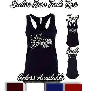 Truly Blessed Ladies Rose Tank Top