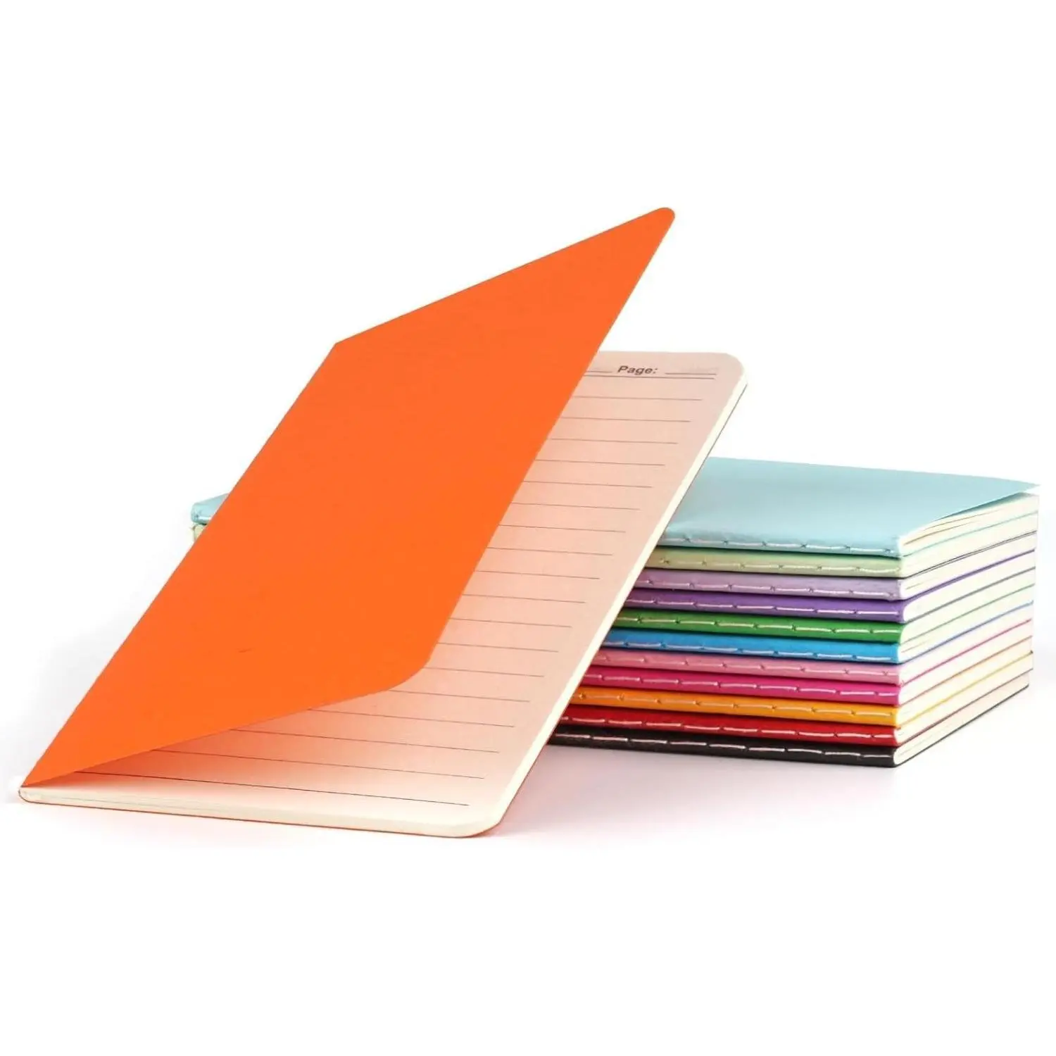 12-Pack Mini Pocket Assorted Notebooks, 3.5x5.5in Lined Colorful Decorated Journal Style Small Journals, 30 Sheets/60 Pages School Supplies for Students, Travel Memo Pads, Colorful Decorated Notebooks