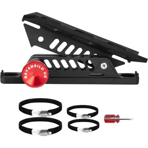 Quick Release Fire Extinguisher Mount – UTV Fire Extinguisher with Mount Kit for Jeep, ATV, Truck – Adjustable Fire Extinguisher Bracket & Holder for Roll Bars – Boat & Vehicle Compatible.