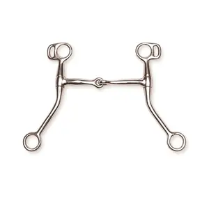 Jacks 10456-5-1-2 5.5 in. Stainless Steel Training Snaffle Bit