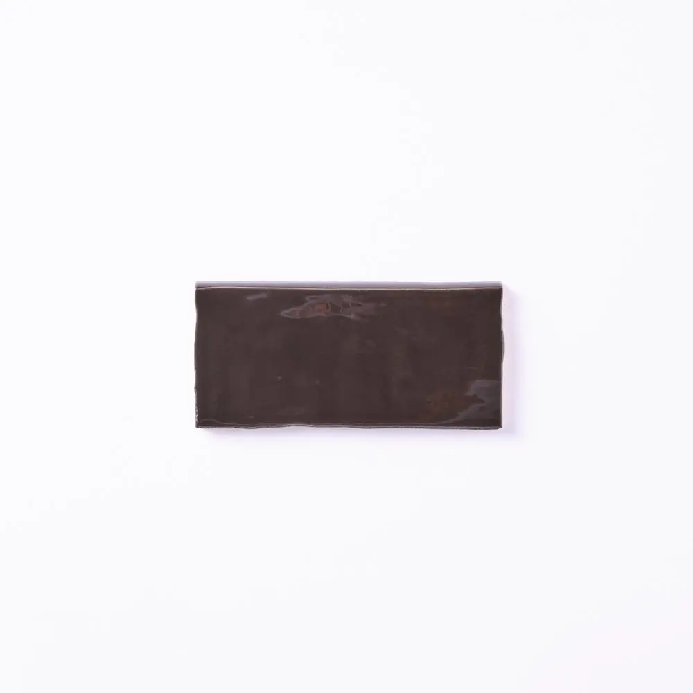 St Lucia Bronze 2.5 x 5 Bullnose Ceramic Tile Glossy