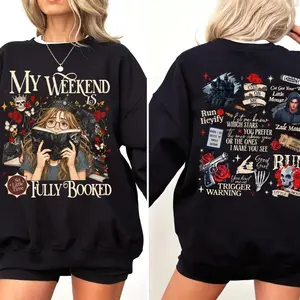 My Weekend is Fully Booked Shirt, Run Little Mouse Tee, Zade Meadows Haunting Adeline Shirt, Dark Romance Gift, Gift For Book Lover 4