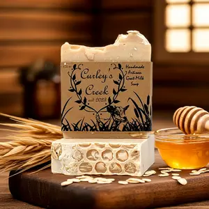Goat Milk Soap | Hayride & Honey | Handmade Natural Skincare | Cozy Oatmilk & Vanilla | Curley’s Creek®