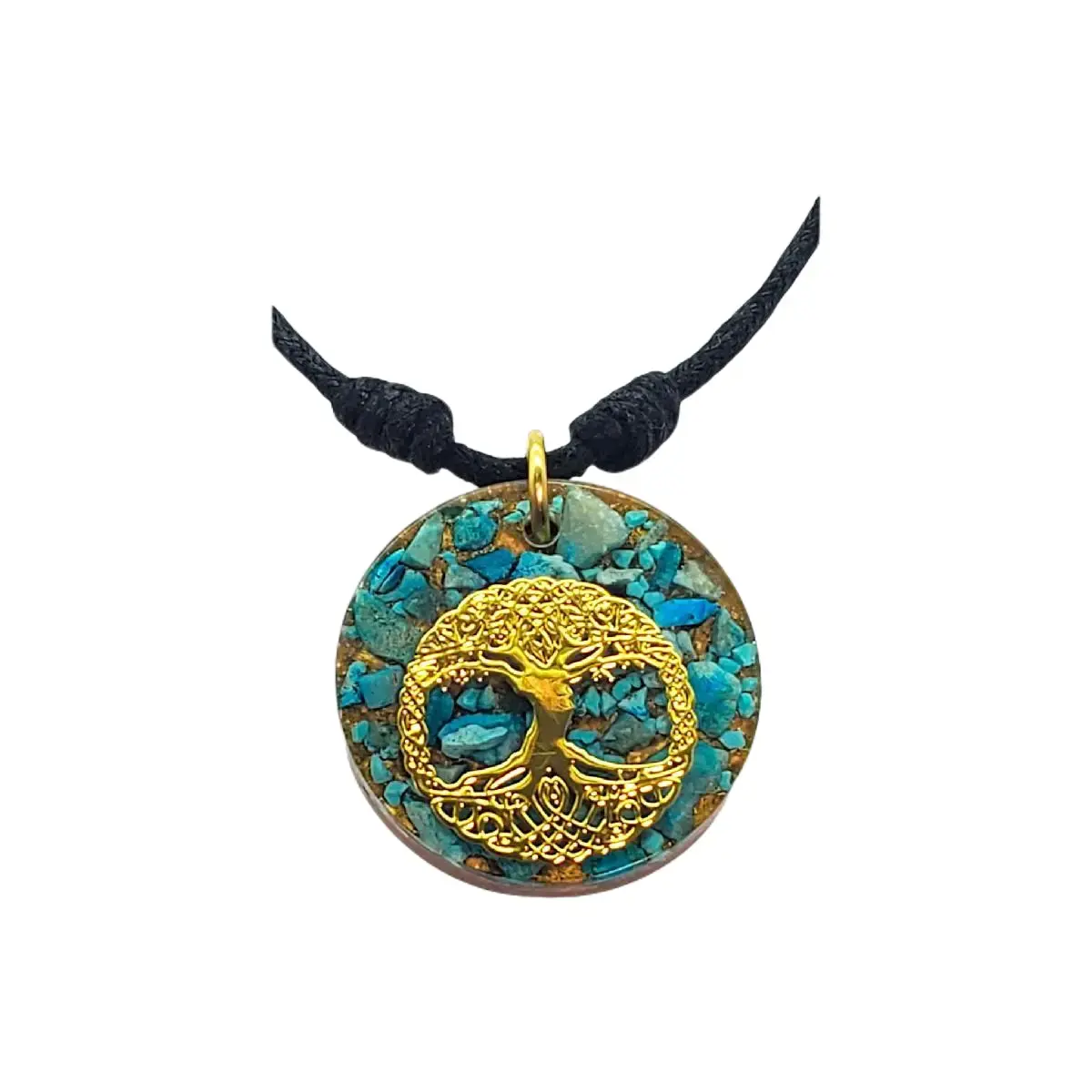 Charms & Pendants Orgonite/ EMF SHIELDING Tree of life made with Turquoise