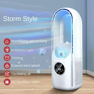 Portable air conditioners with humidifiers, cold fans and personal desktop coolers, suitable for camping, hiking, offices, homes and living rooms