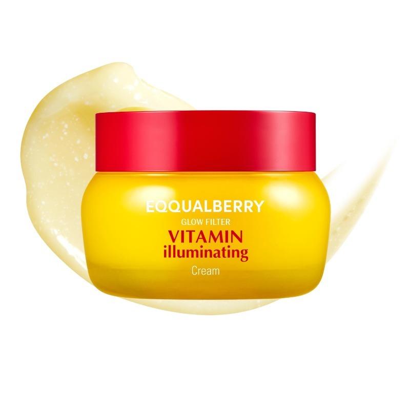 EQQUALBERRY Vitamin Illuminating Cream – Vitamin C & 5% Niacinamide + 3% TXA | Dark Spot Cream | Ceramide Barrier Strength | Glowing, Lightweight Hydration (1.69 fl. oz. / 50 ml)