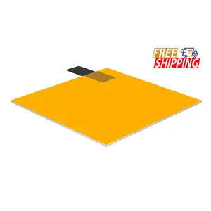 Acrylic Sheet - Orange Fluorescent - 1/4 inch thick