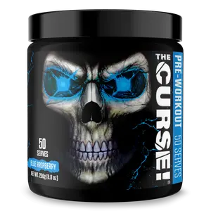 JNX SPORTS The Curse! Pre Workout Powder | 50 Servings | 155mg Caffeine, Beta-Alanine, L-Citrulline & Creatine | Pre-Workout for Men & Women