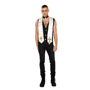 BAH4958 - Delicate 2pc Mens Priest Costume