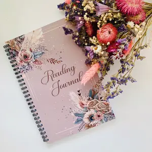 Boho Reading Journal - Activities & Challenges Journal for Book Lovers