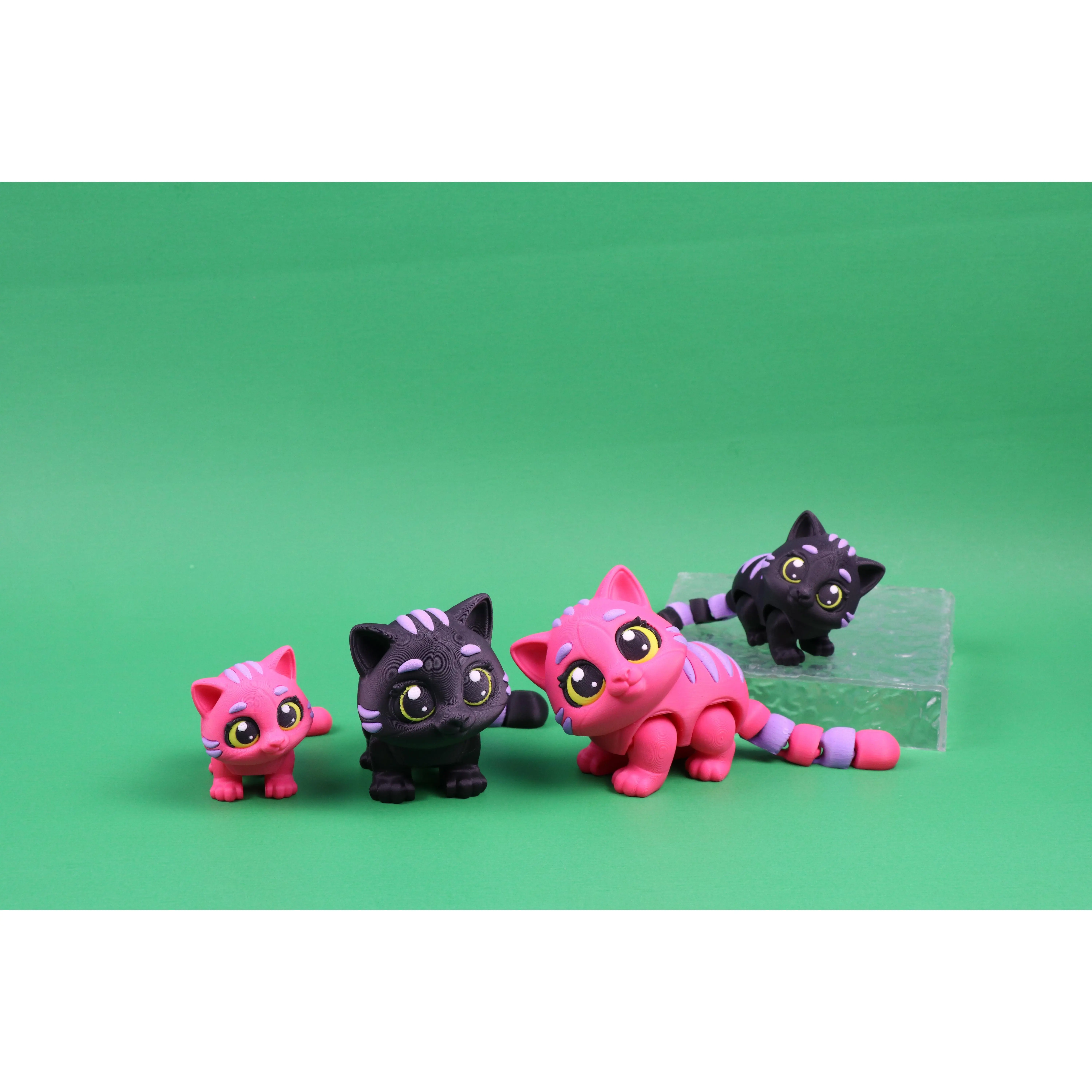 Spooky Season Special – Cheshire Kitty in Black & Purple