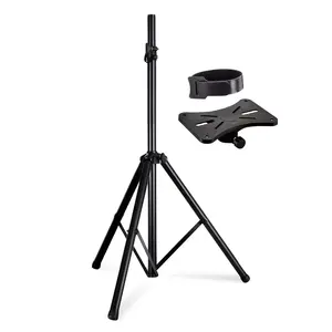 5Core Speaker Stand Tripod Tall Adjustable 72 Inch DJ Studio Monitor Stands Pole Mount BLACK Does not apply