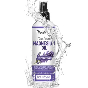 Pure Magnesium Oil Spray – Ancient Minerals Lavender Foot Magnesium Spray – Topical Magnesium Supplement for Skin and Body
