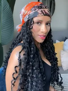Bohemian Braided Hair Magic Patch, Simple Wear with Hats and Scarves, Fashionable Accessory, Ideal for Stylish, Scarf Head Wrap