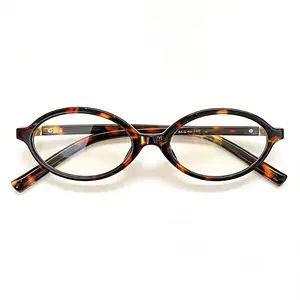 Vintage Oval Flat Top Sunglasses Blue Light Blocking Small Frame Retro Style Unisex AC Lens PC Frame Universal Fit Lightweight Eyewear