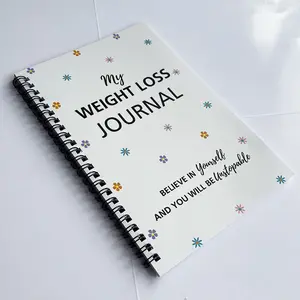 Weight Loss Journal Planner Notebook, Fitness Diary Tracker, Diet Plan Organizer, Health & Wellness Goal Setting Book, Fitness Accessories