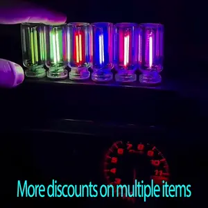 USB Night Light Touch Dimming LED Incandescent Portable Lighting Plug and Play for Bedroom & Car Interior Decorative Ambient Light