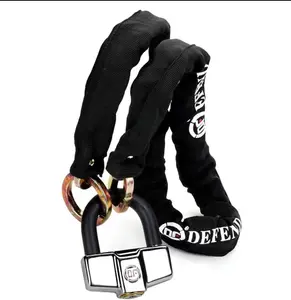 Anti-Theft U-Lock, ardened Steel Shackle, Reminder Cable, Universal Anti Theft Wheel Lock for Motorcycle, Scooter Bike