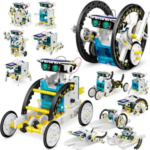 Solar Robot Kit Toys For 8 9 10 11 12 Year Old Boys, STEM Projects For Kids Ages 8-12, Building Science Toys Set, Solar Powered Robotics Kit, Kids Birthday Gifts For Boys Girls
