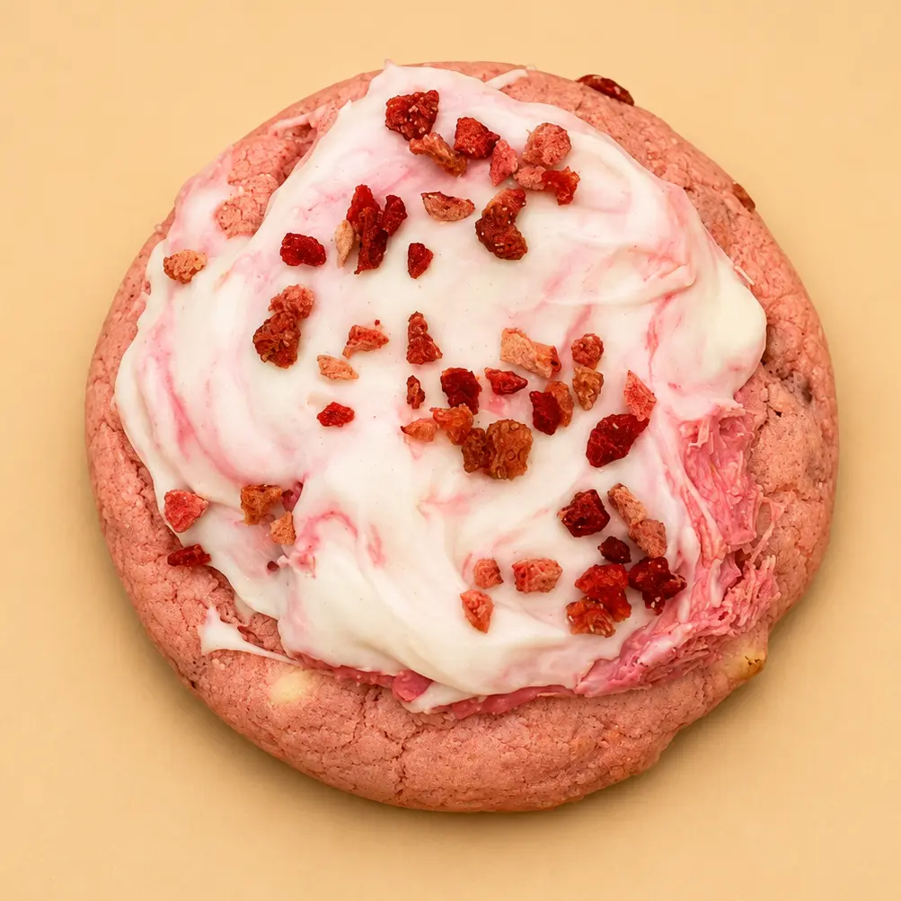 Desert Rose — Strawberry Cream · Vanilla & White Chocolate Kunafa  ( Stuffed )