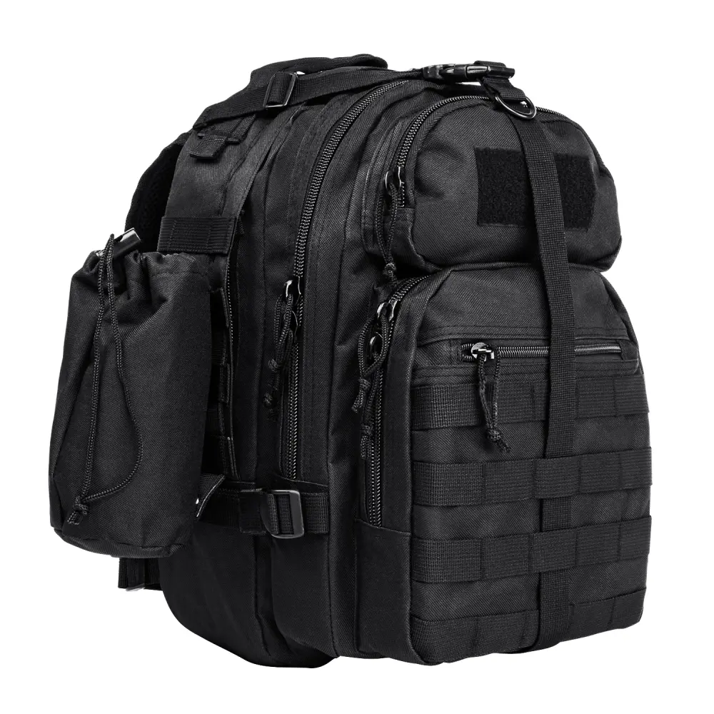 Sling Backpack Conceal Carry CCW Compartment -BLACK