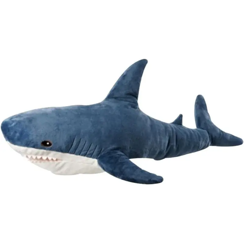 Cartoon Shark Design Plush Pillow, Cute Stuffed Shark Puppet, Soft and Comfy Plush Pillow for Adults, Soft Adorable Stuffed, Soft Huggable, Cute Gifts for Festivals, Soft Cuddly Gift, Stuffed Animal Gift