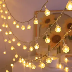 3m Snowflake & Star Ball Fairy Lights - Waterproof LED Christmas Lights | Christmas Tree, Home & Garden Decorations