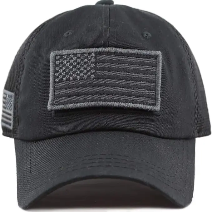 Pit Bull US Patch Adjustable Plain Trucker Baseball Cap Hats (Multi-Colors) Unisex Unisex Unisex