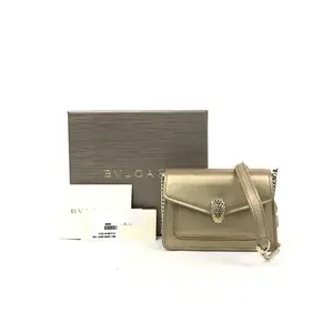 Pre-owned Bvlgari Leather Shoulder Bags 3.94'' R1149 Shoulder Bag C1368481776 0626 T5 Qiqi